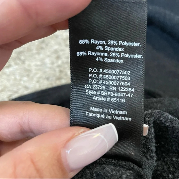 Aritzia The Group Babaton Grey Charcoal  Pants Size Large - Picture 10 of 12